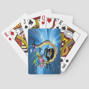 Muziek voor de sol pokerkaarten