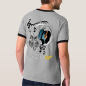 Muziek voor de sol t-shirt (Achterkant)