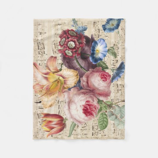Muziek voor de ziel fleece deken (Voorkant)