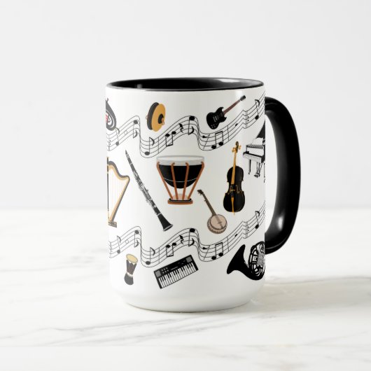 Muziek voor de ziel mok (Voorkant rechts)