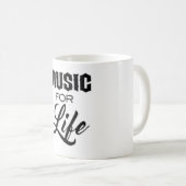 Muziek voor het Leven Koffiemok (Voorkant rechts)