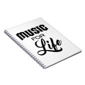 Muziek voor het leven Notitieboek (Rechterzijde)