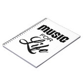 Muziek voor het leven Notitieboek (Linkerzijde)