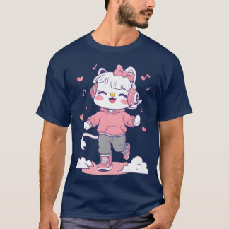 Muziek voor katten vriend t-shirt