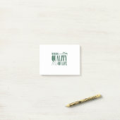 Muziek voor levenskwaliteit post-it® notes (Op bureau)