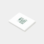 Muziek voor levenskwaliteit post-it® notes (Schuin)