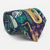 Muziek voor mijn ogen // muziekinstrumenten en pla stropdas (Opgerold)