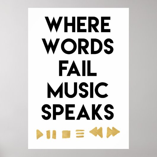 Muziek voor muziek poster (Voorkant)