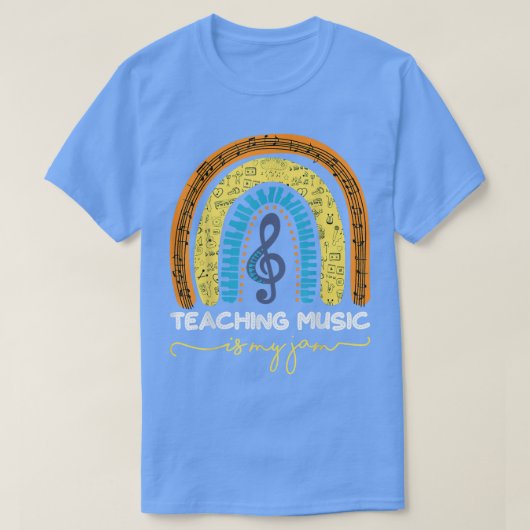 Muziek voor muziekopleiding is mijn Jam 1977 T-shirt (Design voorkant)