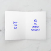 MUZIEK VOOR ONZE VERJAARDAG KAART (Binnen)