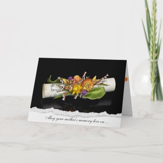 Muziek voor verlies van het medeleven van de moede kaart (Voorkant)