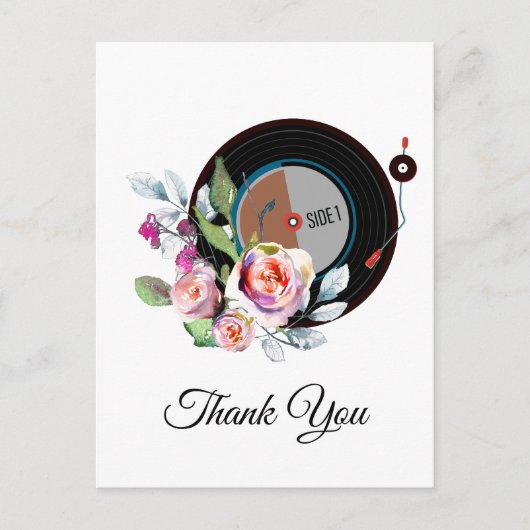 muziek voor volwassenen - bedankt - kaart (Voorkant)