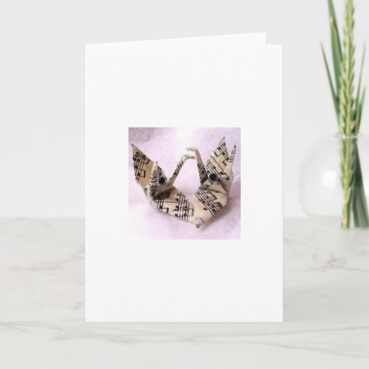 Muziek Vredeskranen Feestdagen Kaart (Voorkant)