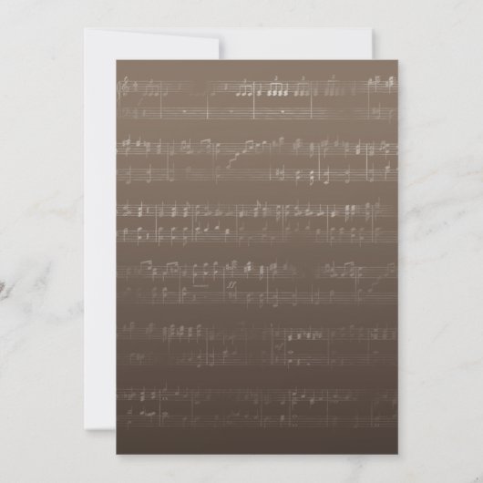 Muziek Vrijgezellenfeest  Violin String Lights Kaart (Achterkant)