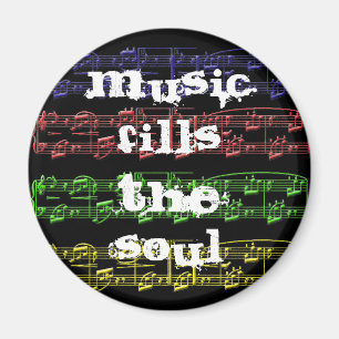 Muziek vult de sol Magnet