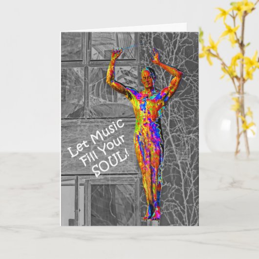 Muziek vult je Soul Card in Kaart (Gele Bloem)