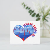 Muziek vult mijn sol briefkaart (Staand voorkant)