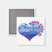 Muziek vult mijn ziel magneet (Voorkant / Achterkant)