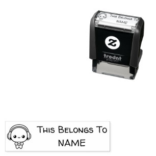 Muziek waar dit toe behoort zelfinktende stempel