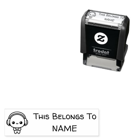 Muziek waar dit toe behoort  zelfinktende stempel (In situ)