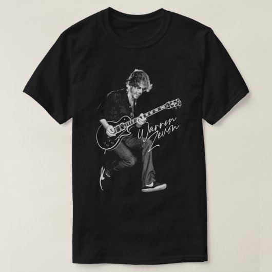 Muziek Warren Art Zevon Funny Graphic Gifts T-shirt (Design voorkant)