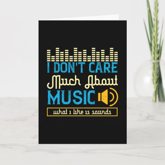 Muziek - wat ik leuk vind is geluid kaart (Voorkant)