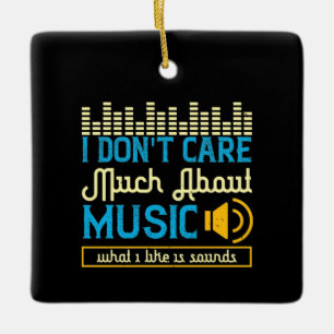 Muziek - wat ik leuk vind is geluid keramisch ornament