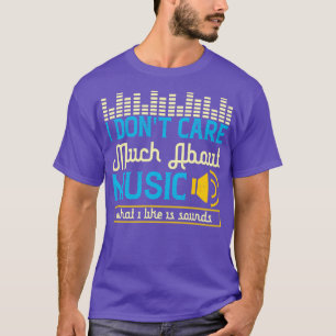 Muziek Wat ik leuk vind, is geluid T-shirt