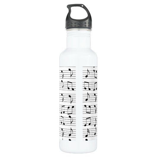 Muziek Waterfles (Achterkant)