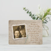  muziek Wedding Vow Renewal Kaart (Staand voorkant)