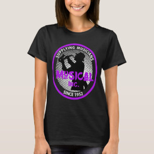 Muziek Winkelretro Logo Saxophone Player Afbeeldin T-shirt