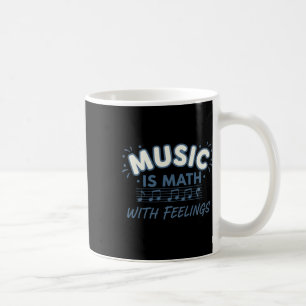 Muziek Wiskunde Met Gevoelens Muziekleraar Citaat Koffiemok