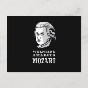 Muziek - Wolfgang Amadeus Mozart Portret Briefkaart