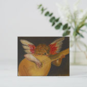 Muziek wordt wel eens de toespraak van engelen gen briefkaart (Staand voorkant)