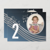 Muziek Zilver BlauwFoto Tafelnummer (Voorkant / Achterkant)