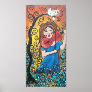 Muziek zit in haar sol poster