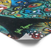 Muziek zit in haar sol poster (Hoek)