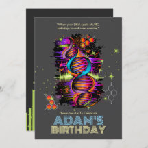 Muziek zit in je DNA-verjaardag