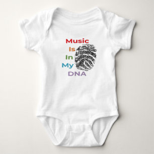 Muziek zit in mijn DNA-Baby-badpak Romper