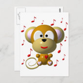 Muziekaap Briefkaart (Voorkant / Achterkant)