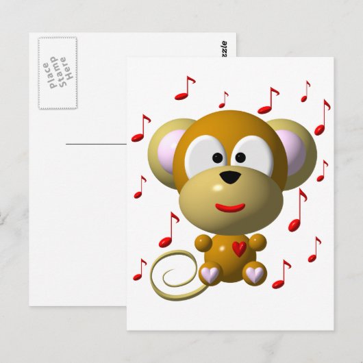 Muziekaap Briefkaart (Voorkant / Achterkant)