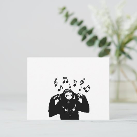 muziekaap briefkaart (Staand voorkant)