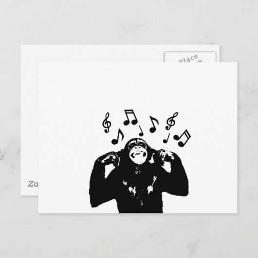 muziekaap briefkaart (Voorkant / Achterkant)