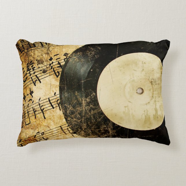  muziekachtergrond accent kussen (Voorkant)