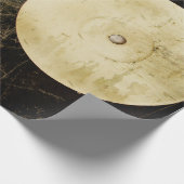  muziekachtergrond cadeaupapier (Hoek)