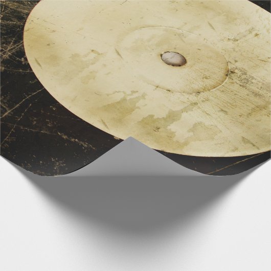  muziekachtergrond cadeaupapier (Hoek)