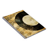  muziekachtergrond notitieboek (Rechterzijde)