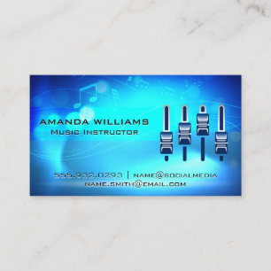 Muziekachtergrond   Sound Engineer Visitekaartje