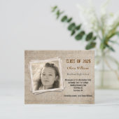 Muziekachtergrond voor Graduation Party Kaart (Staand voorkant)