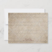 Muziekachtergrond voor Graduation Party Kaart (Achterkant)